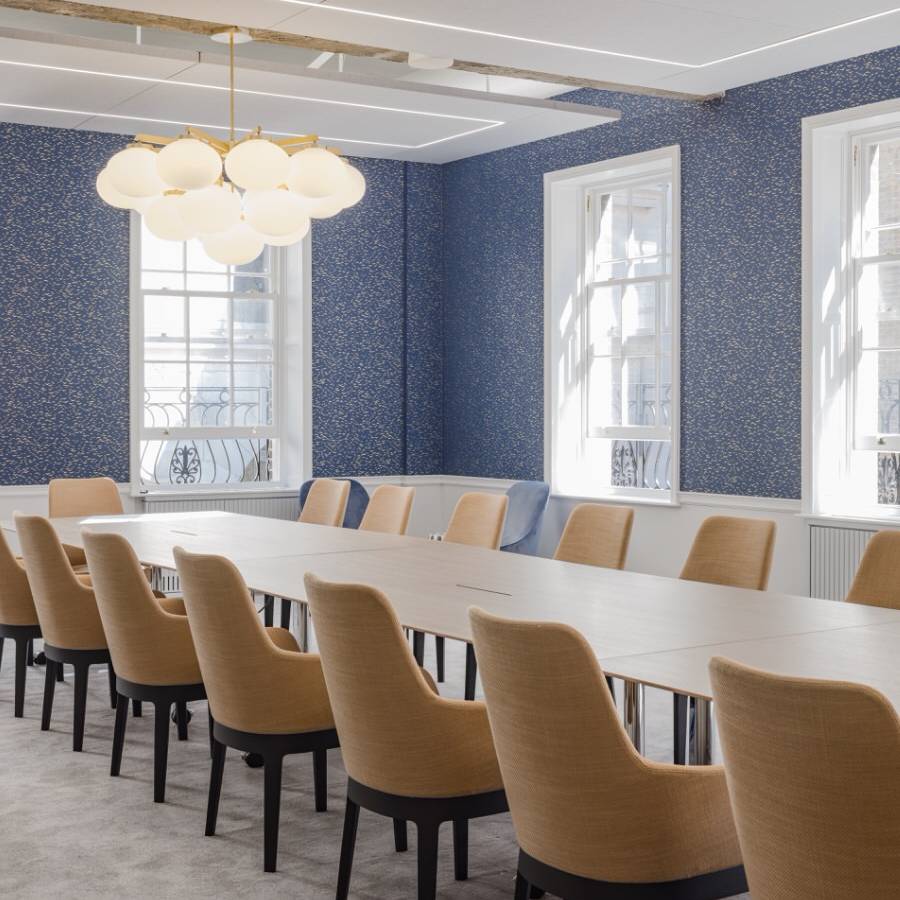 14 MJ Hudson - high end boardroom finishes in workplace design & build