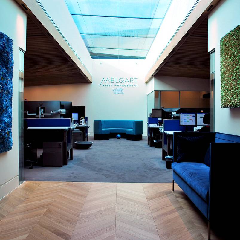 01 Melqart - office entrance - high quality fit out