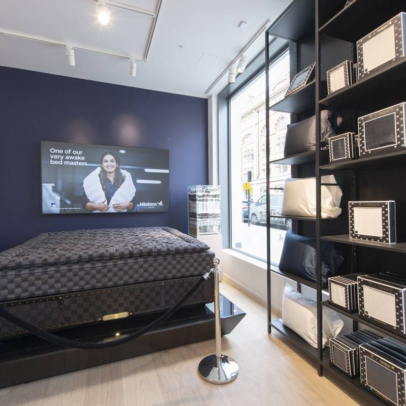 02 Hastens - high quality retail fit out for Swedish Luxury bed supplier- central London store