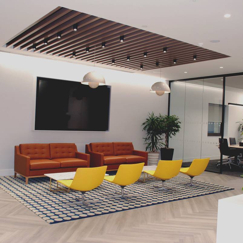 04 Ankura - unique reception waiting area - high end design & build