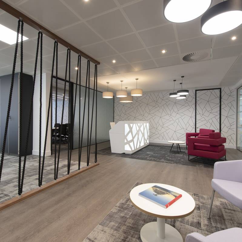 05 Park Street - Workplace waiting area - high quality finish - design & build