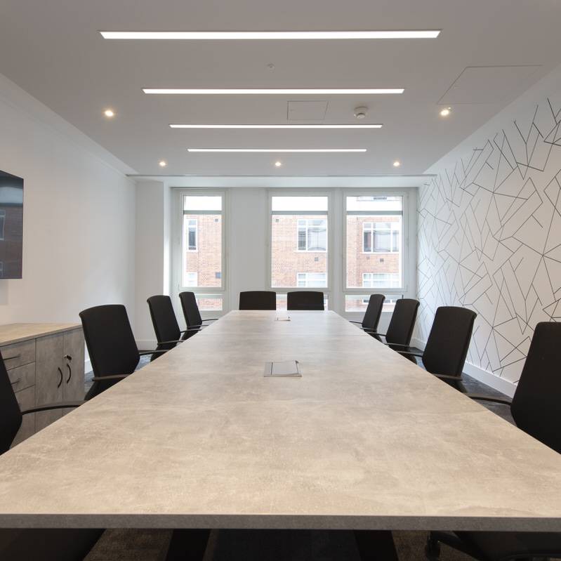 09 Park Street - Micro concrete topped boardroom table