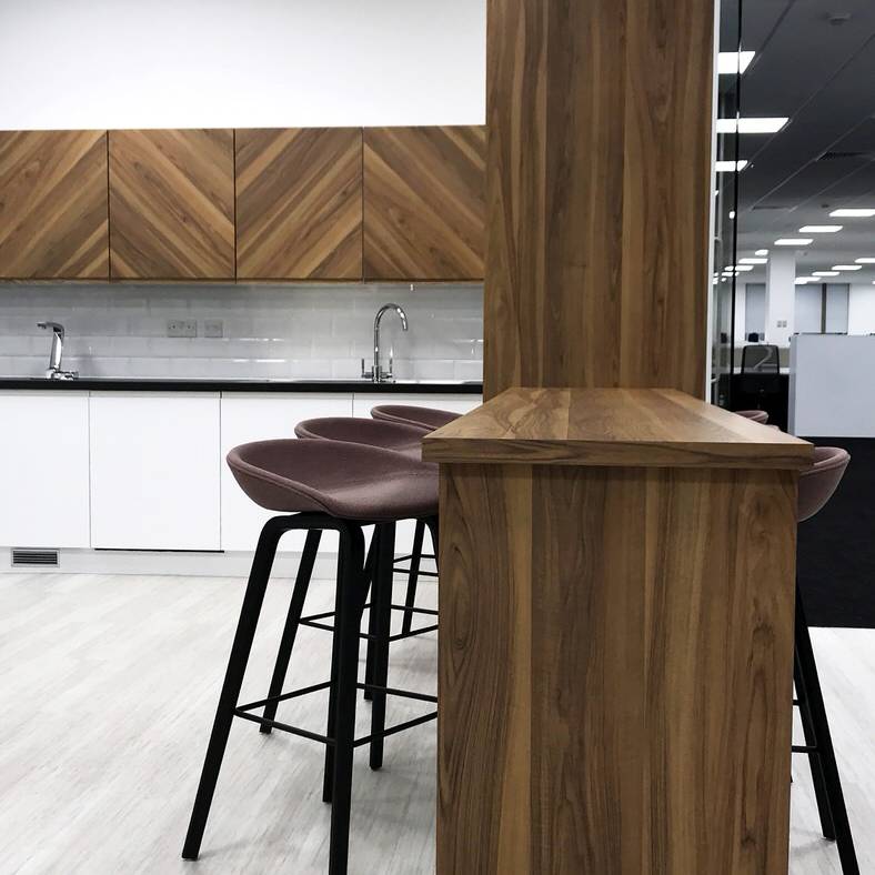 10 Mount Street - walnut veneer finish