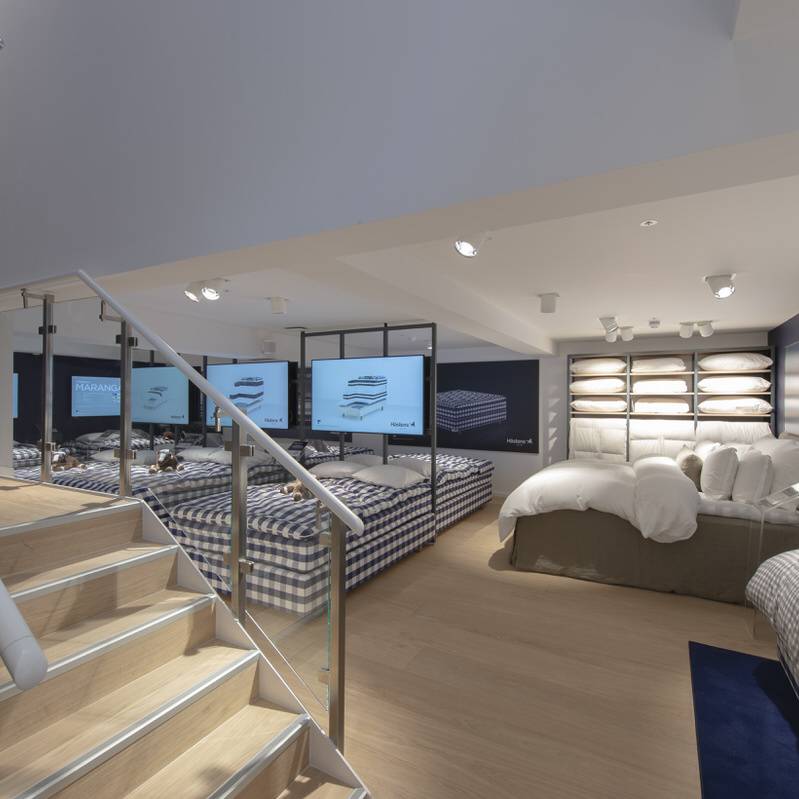 12 Hastens - high quality retail fit out - central London store