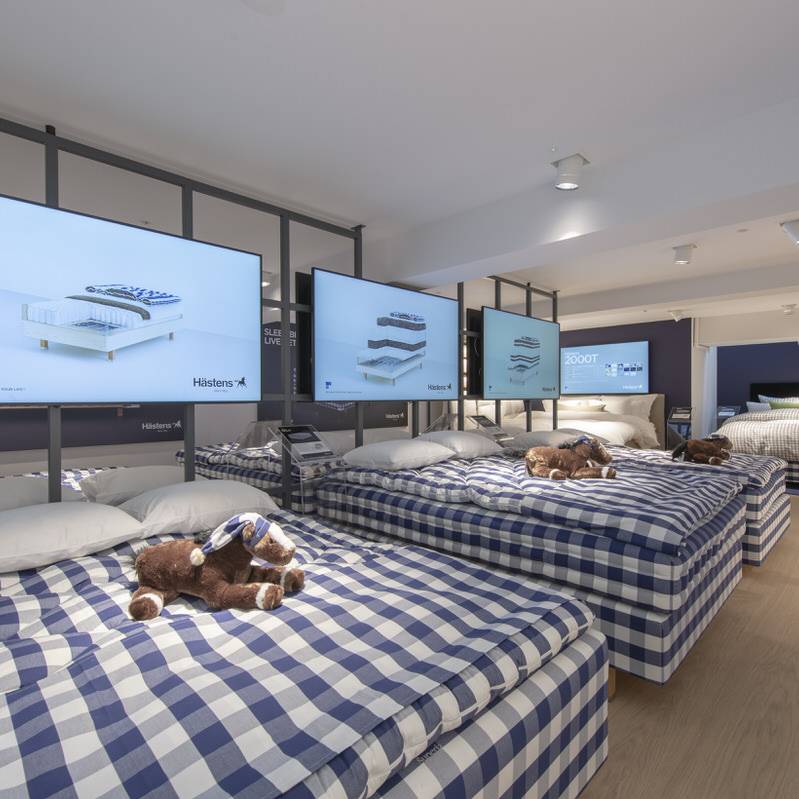 15 Hastens - retail design & build - luxury store in central London