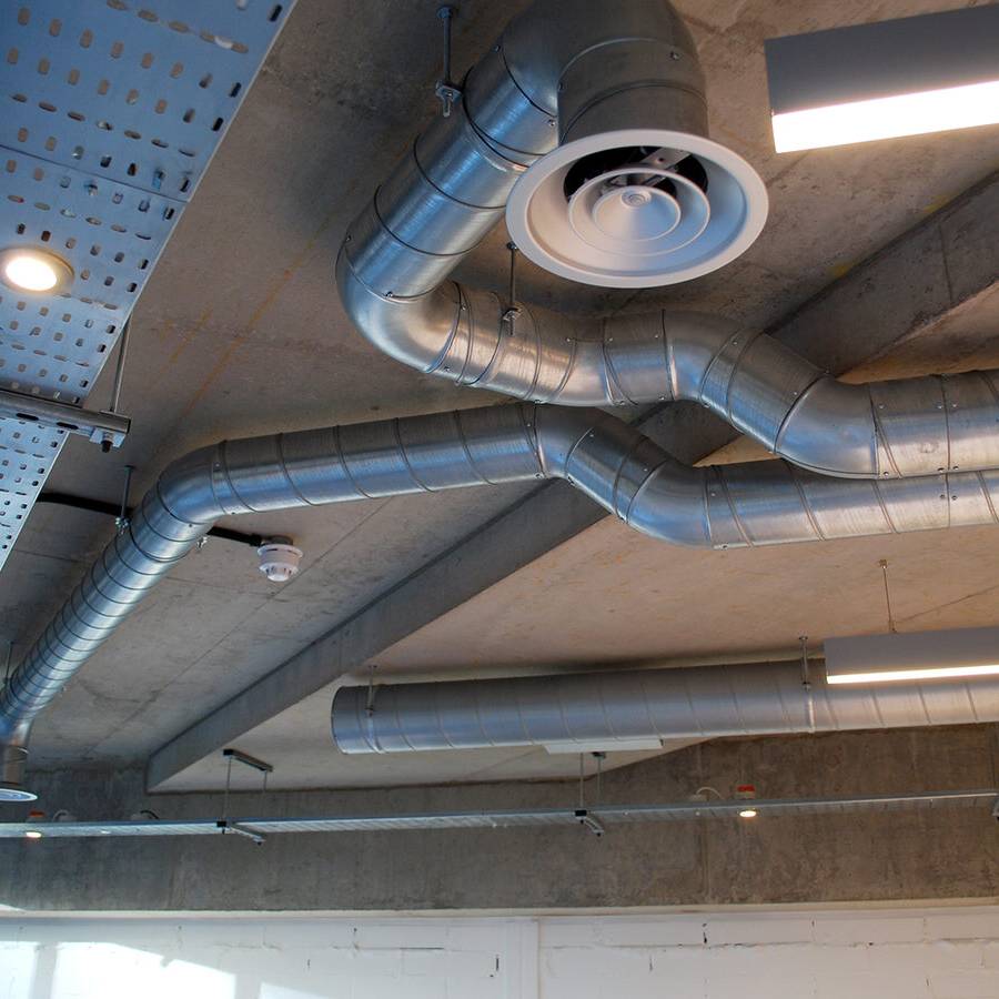 18 Codex M1 - galvanized mechanical duct work & cable trays