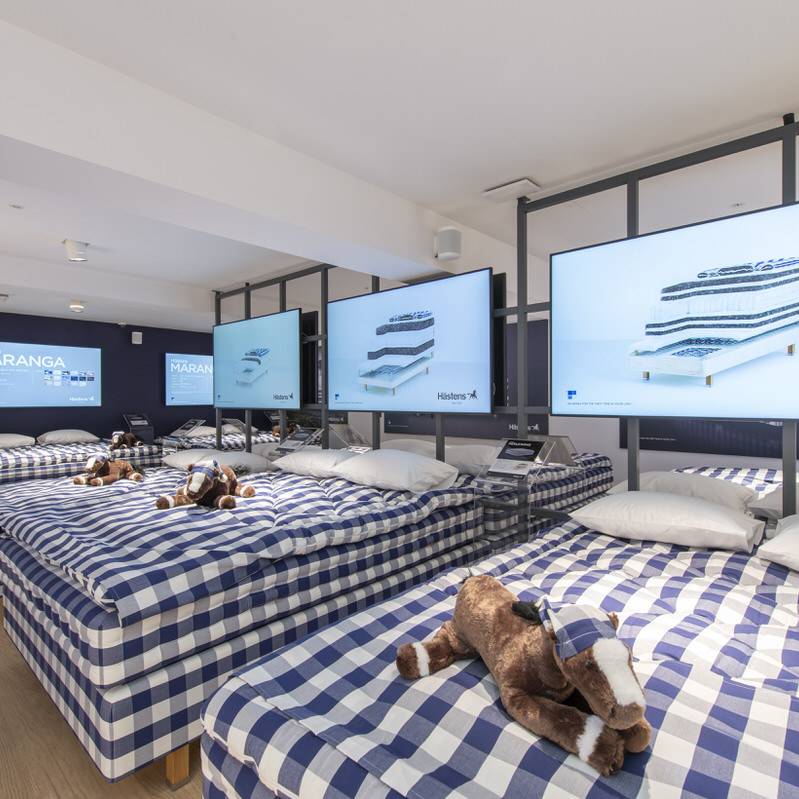 19 Hastens - retail design & build - luxury beds - central London store