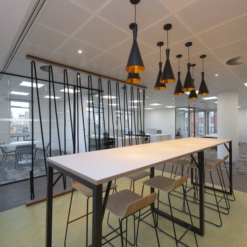 19 Park Street - Team collaboration in a modern office fit out