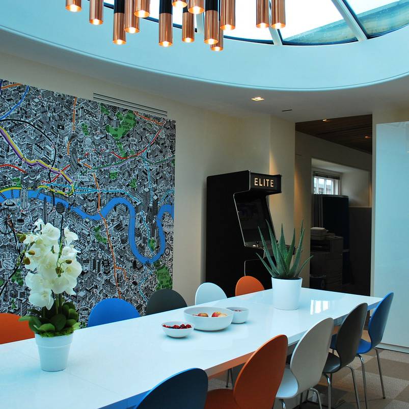 19 Melqart Kitchen table - design & build in the workplace