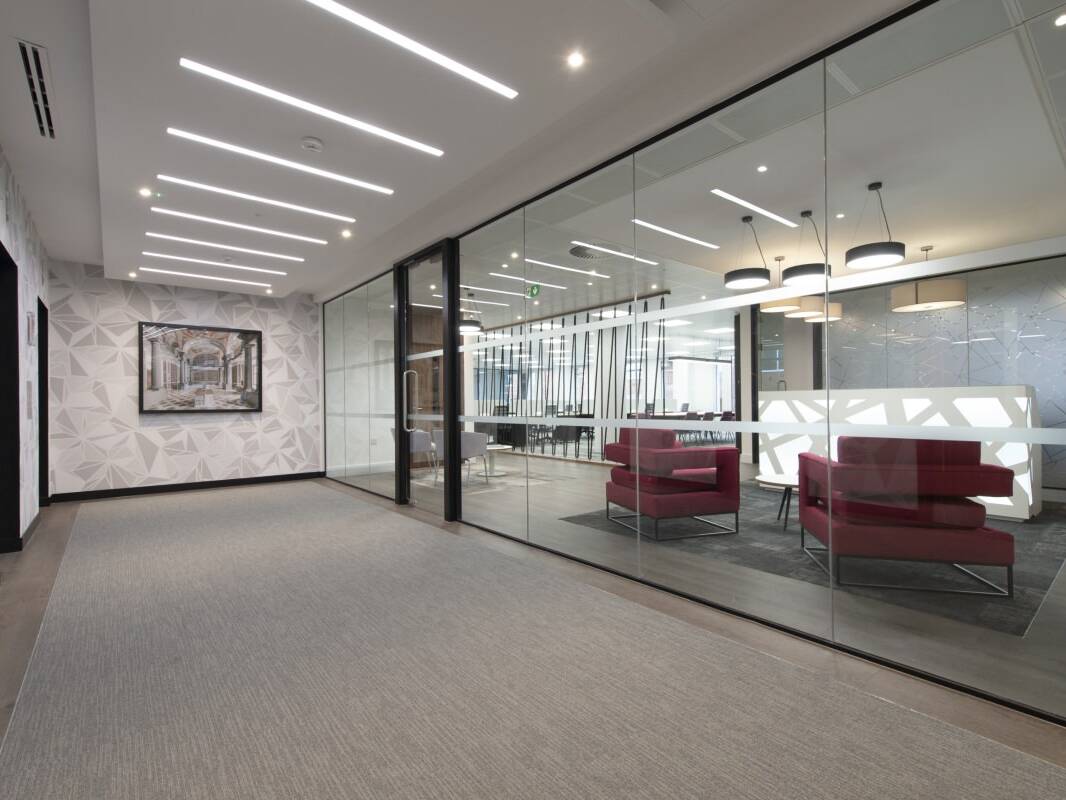 parkstreet-index - high quality design & build - workplace lobby