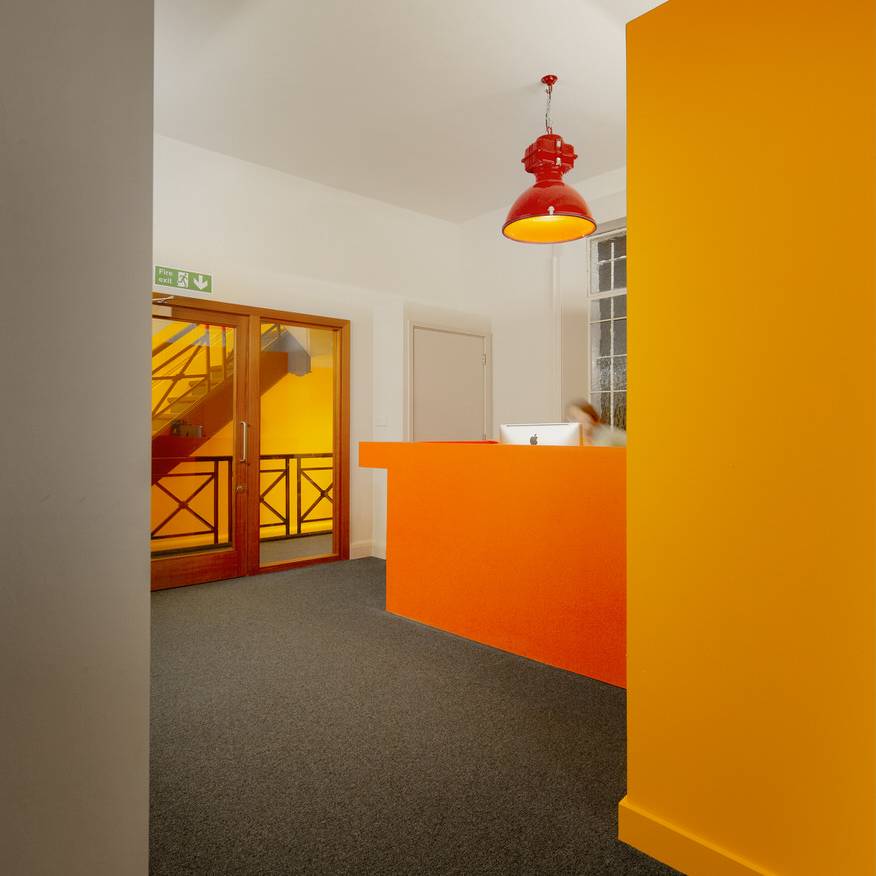 01 Artpeggio School bespoke Reception Desk - completed design & build