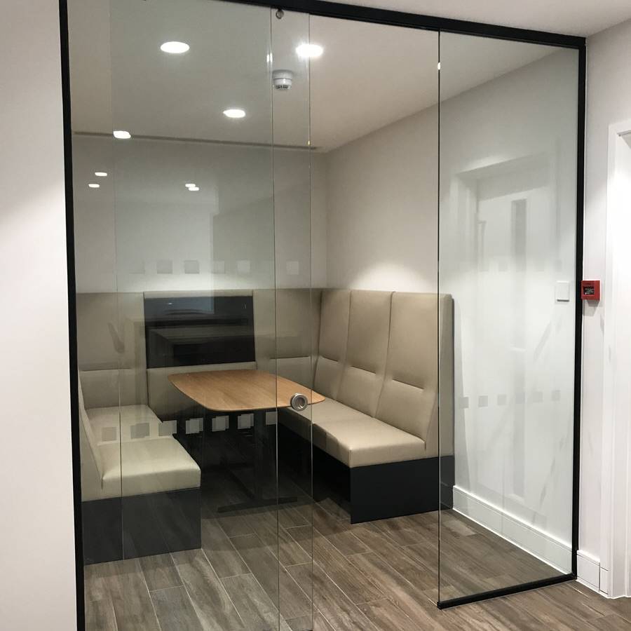 18 CDR - quite informal meeting pods - office breakout area