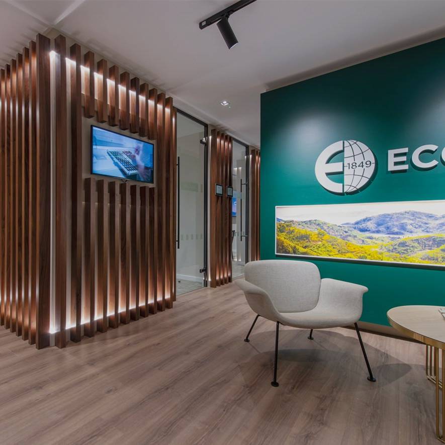 Ecom Trading reception area