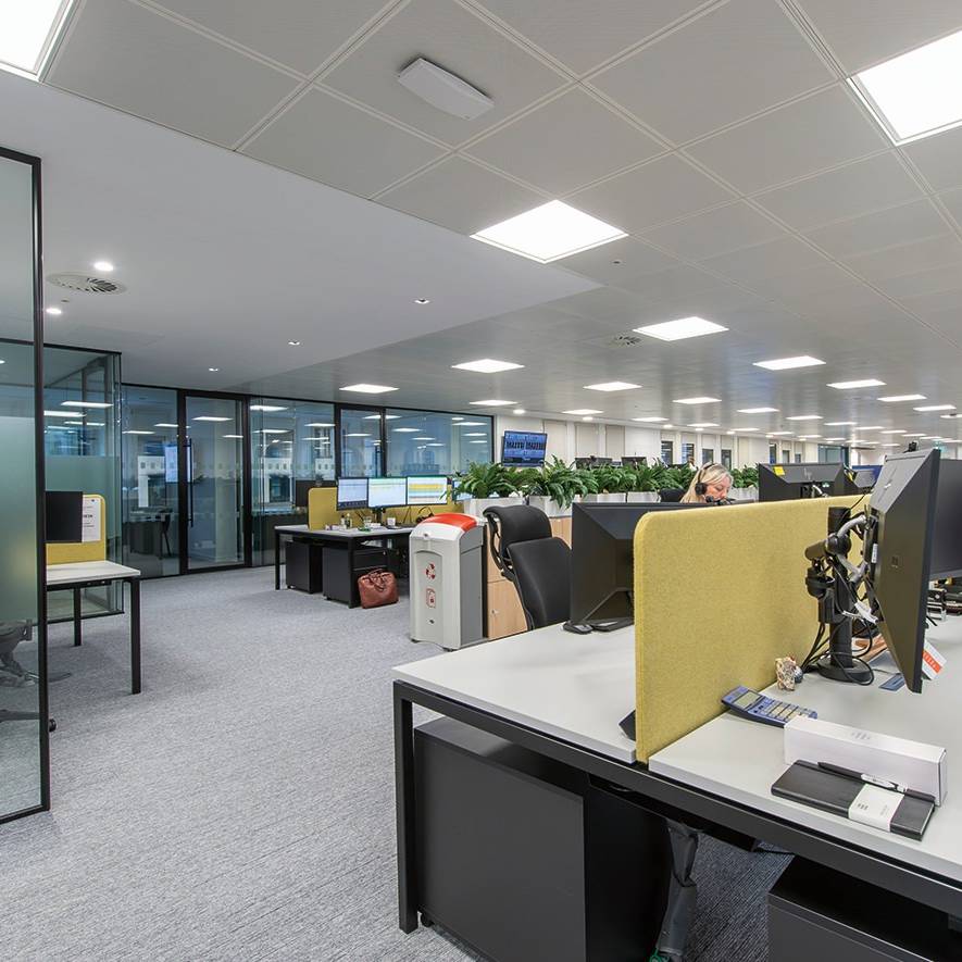 Ecom Trading open plan office