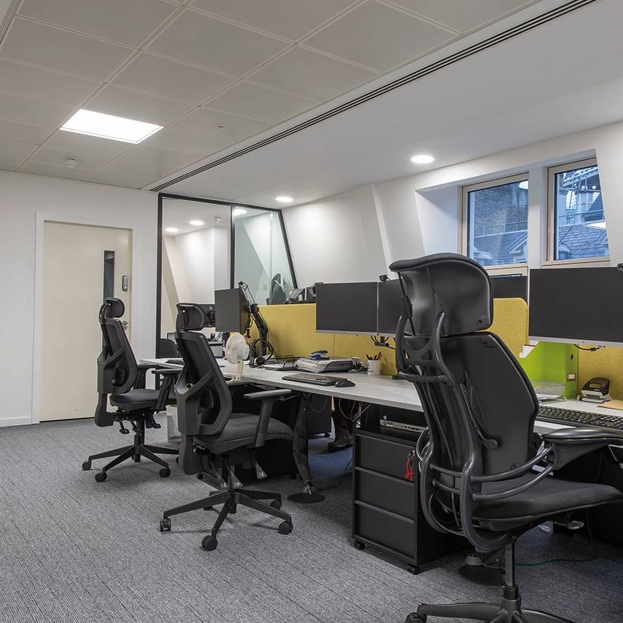 Ecom Trading open plan office